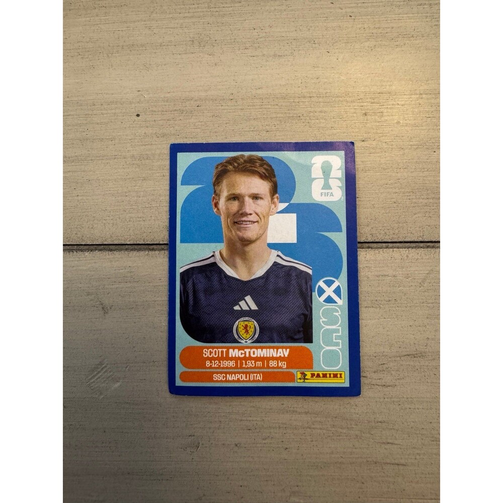 Scott McTominay Scotland FIFA 26 Panini Soccer Trading Sticker/Card SCO11